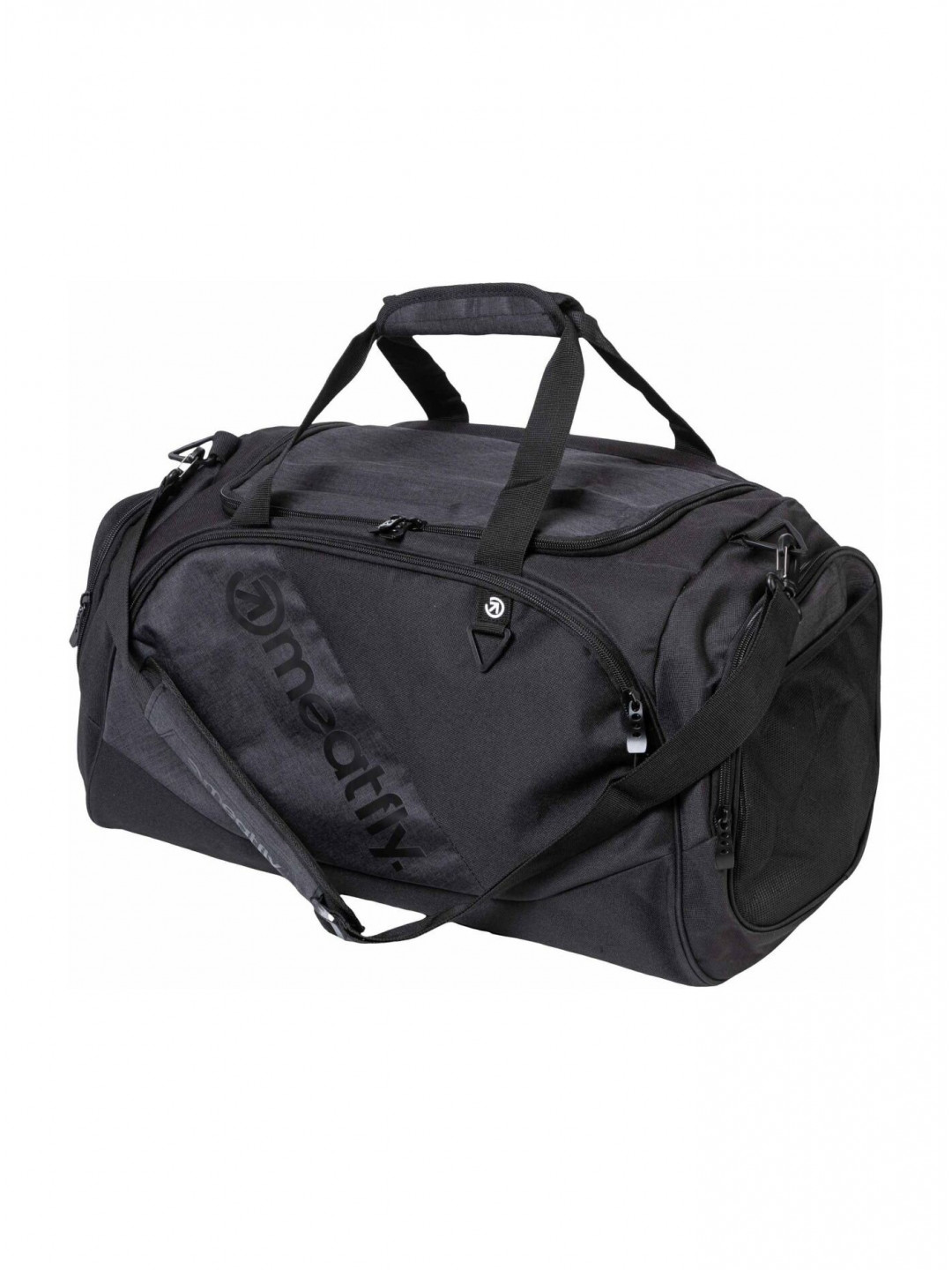 Meatfly cestovní taška Rocky Charcoal Heather Šedá Objem 30 L